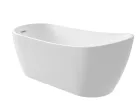 Kád, Deante Arnika szabadonálló, aszimmetrikus kád, fehér 150x72 cm KDA_015W