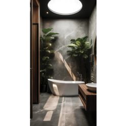   Kád, Deante Arnika szabadonálló, aszimmetrikus kád, fehér 170x72 cm KDA_017W