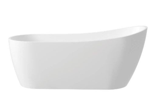 Kád, Deante Arnika szabadonálló, aszimmetrikus kád, fehér 170x72 cm KDA_017W