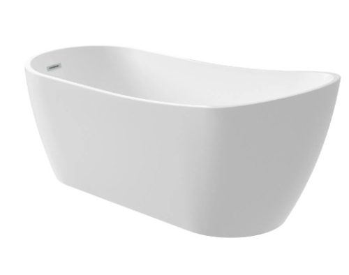 Kád, Deante Arnika szabadonálló, aszimmetrikus kád, fehér 170x72 cm KDA_017W