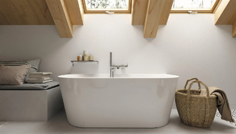 Kád, Deante Silia akril fali/szabadonálló kád 150x75 KDS_015W