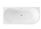 Kád, Deante Silia akril sarok/szabadonálló kád, balos 160x75 KDS_016L