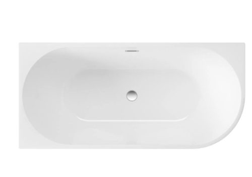 Kád, Deante Silia akril sarok/szabadonálló kád, balos 160x75 KDS_016L