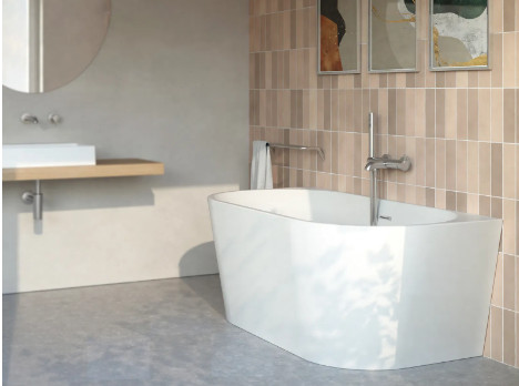 Kád, Deante Silia akril fali/szabadonálló kád 160x75 KDS_016W