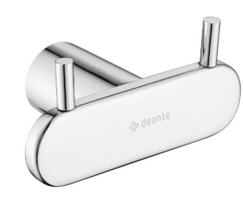Fogas, Deante Round akasztó, dupla 90x50x38 mm, króm ADR_0121