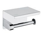 WC papír tartó, Deante Round wc papír tartó, fali, polccal, króm ADR_0221
