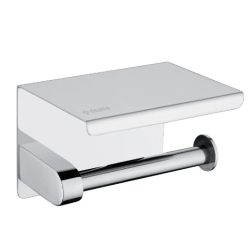   WC papír tartó, Deante Round wc papír tartó, fali, polccal, króm ADR_0221