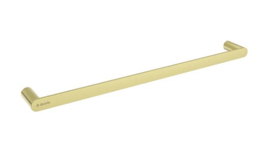 Törölközőtartó, Deante Round fali törölközőtartó, 60 cm, szálcsiszolt arany ADR_R621