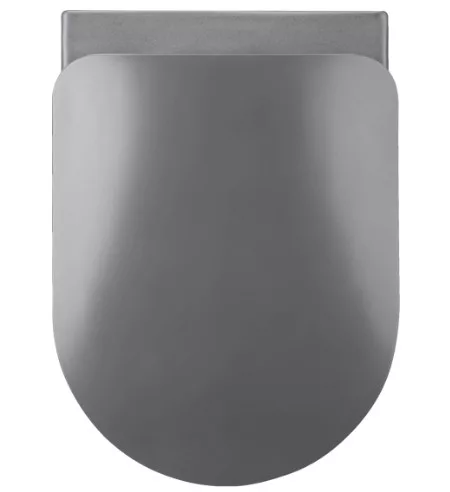 WC tető, Deante Peonia wc tető, slim, soft close, antracit/titanium CDE_DSOZ