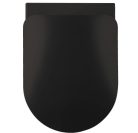 WC tető, Deante Peonia wc tető, slim, soft close, fekete CDE_NSOZ