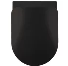WC tető, Deante Peonia wc tető, slim, soft close, fekete CDE_NSOZ
