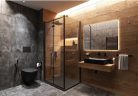 WC tető, Deante Peonia wc tető, slim, soft close, fekete CDE_NSOZ