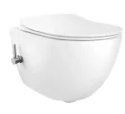 WC, Deante Peonia Wc csésze bidé funkcióval, keverő csapteleppel, fehér CBP_6WPW