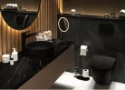 WC, Deante Peonia Wc csésze bidé funkcióval, keverő csapteleppel, fekete CBP_NWPW