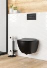 WC, Deante Peonia Wc csésze bidé funkcióval, keverő csapteleppel, fekete CBP_NWPW