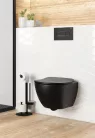 WC, Deante Peonia Wc csésze bidé funkcióval, keverő csapteleppel, fekete CBP_NWPW