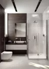 WC, Deante Peonia fali Wc csésze, perem nélküli, wc tetővel, fehér CDED6ZPW
