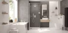 Walk-in, Deante Kerria Plus zuhanyfal 100 cm, króm KTS_030P
