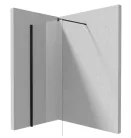 Walk-in, Deante Kerria Plus zuhanyfal 90 cm, fekete KTS_N39P