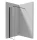 Walk-in, Deante Kerria Plus zuhanyfal 40 cm, fekete KTS_N84P