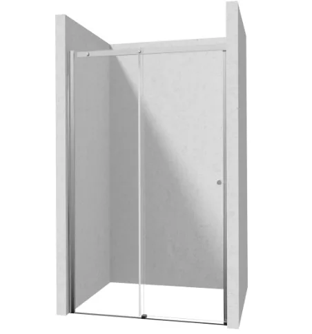 Zuhanyajtó, Deante Kerria Plus csúsztatható zuhanyajtó 130 cm, króm KTSP013P