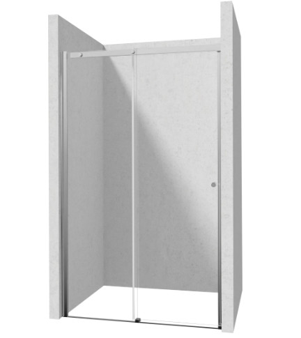 Zuhanyajtó, Deante Kerria Plus csúsztatható zuhanyajtó 150 cm, króm KTSP015P