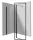 Walk-in, Deante Kerria Plus mozgatható panel Kerria Plus kabinokhoz, 40 cm fekete KTSXN72P
