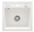 Mosogatótálca, Deante gránit Zorba mosogató 1 medencés, alabástrom ZQZ_A103