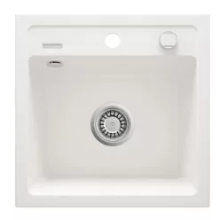   Mosogatótálca, Deante gránit Zorba mosogató 1 medencés, alabástrom ZQZ_A103