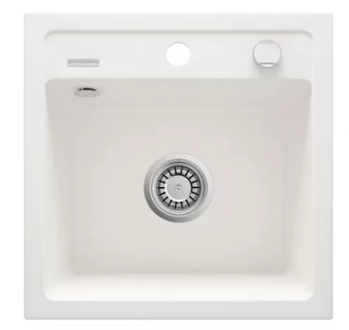 Mosogatótálca, Deante gránit Zorba mosogató 1 medencés, alabástrom ZQZ_A103