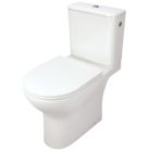 WC, Deante Jasmin univerzális kifolyású monoblokkos Wc, perem nélküli, ülőkével CDJD6RPS
