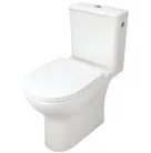 WC, Deante Jasmin univerzális kifolyású monoblokkos Wc, perem nélküli, ülőkével CDJD6RPS