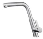 Mosogató csaptelep, Deante Silia konyhai csaptelep,kihúzható kifolyó, szálcsiszolt acél BQS_F73M