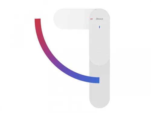 Mosdó csaptelep, Ravak Eleganta mosdó csaptelep, BeCool, EL 014.11WV, White Velvet X070415