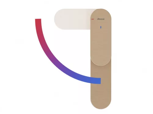 Mosdó csaptelep, Ravak Eleganta mosdó csaptelep, BeCool, EL 014.61RGB, Rose Gold Brushed X070418