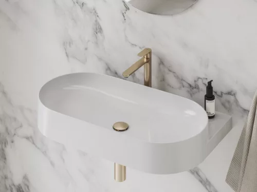 Mosdó csaptelep, Ravak Eleganta mosdó csaptelep, BeCool, EL 014.61RGB, Rose Gold Brushed X070418