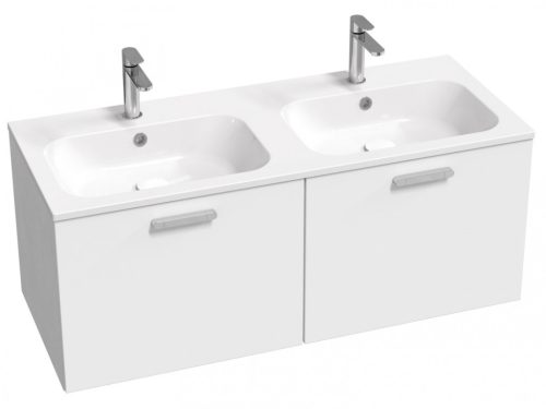 Alsó szekrény, Ravak Chrome II SD 120 fehér, króm fogantyúval 152 mm X000001775