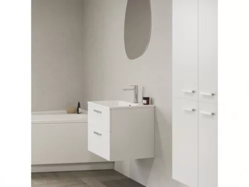 Alsó szekrény, Ravak Chrome II SD 70 fehér, króm fogantyúval 152 mm X000001773