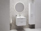 Alsó szekrény, Ravak Chrome II SD 70 fehér, króm fogantyúval 152 mm X000001773