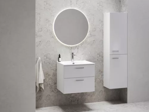 Alsó szekrény, Ravak Chrome II SD 70 fehér, króm fogantyúval 152 mm X000001773