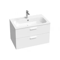   Alsó szekrény, Ravak Chrome II SD 80 fehér, fehér fogantyúval 152 mm X000001778