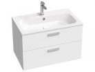 Alsó szekrény, Ravak Chrome II SD 80 fehér, króm fogantyúval 152 mm X000001774