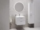 Alsó szekrény, Ravak Chrome II SD 80 fehér, króm fogantyúval 152 mm X000001774