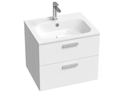 Alsó szekrény, Ravak Chrome SD II 60 fehér, króm fogantyúval 152 mm X000001772