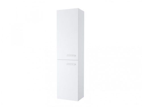 Fali szekrény, Ravak Chrome II SB 39 magasszekrény bal fehér, fehér fogantyúval 152 mm X000001780