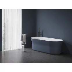   Kád, Ravak Ypsilon 180x80, akrilkád, Deepsea Blue/fehér, szabadonálló XC00100071