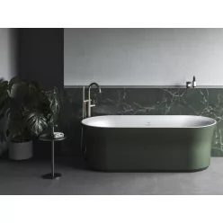   Kád, Ravak Ypsilon 180x80, akrilkád, Grey Green/fehér, szabadonálló XC00100052