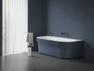 Kád, Ravak Ypsilon Wall 178x86, akrilkád, Deepsea Blue/fehér, szabadonálló XC00100070