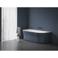   Kád, Ravak Ypsilon Wall 178x86, akrilkád, Deepsea Blue/fehér, szabadonálló XC00100070