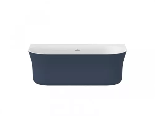 Kád, Ravak Ypsilon Wall 178x86, akrilkád, Deepsea Blue/fehér, szabadonálló XC00100070